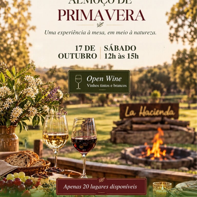 Sábado 17/10 | Especial Almoço de Primavera La Hacienda